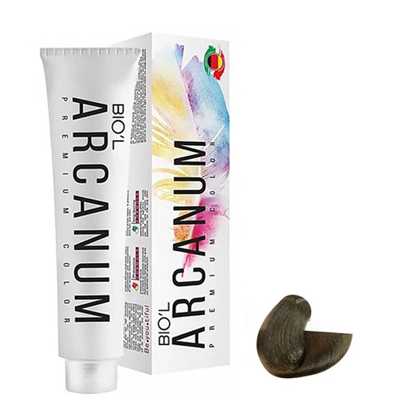 رنگ مو بیول مدل Arcanum شماره 5.7 حجم 100 میلی لیتر رنگ زیتونی روشن
