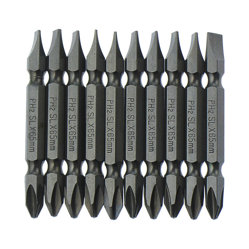 سری پیچ گوشتی یک سر چهارسو یک سر دو سو نیکون مدل NE-PH2SL-65mm مجموعه 10 عددی