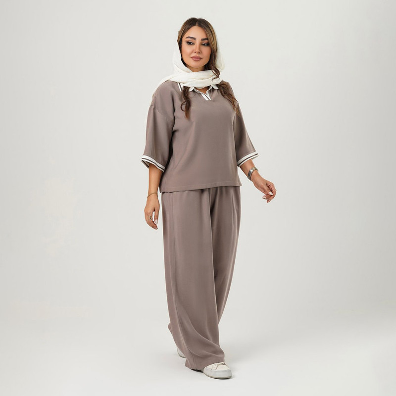 ست پولوشرت و شلوار زنانه السانا مدل استلا کد 2758

