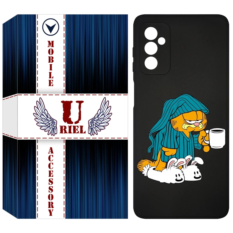 کاور یوریل مدل KSH کد 72 طرح گارفیلد مناسب برای گوشی موبایل سامسونگ Galaxy M52 5G