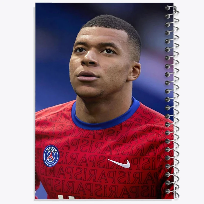 دفتر مشق 50 برگ خندالو مدل کیلیان امباپه کد 14028