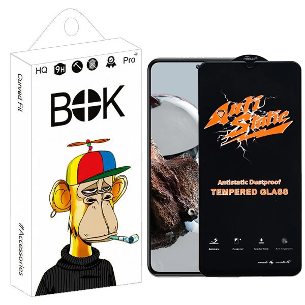 محافظ صفحه نمایش بوک مدل Antistatic Glarex مناسب برای گوشی موبایل شیائومی mi 12T