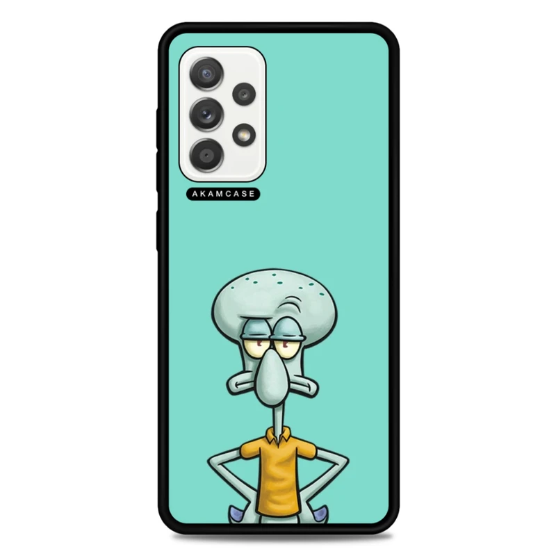 کاور آکام مدل AMC-WSGA52-SPONGE BOB14 مناسب برای گوشی موبایل سامسونگ Galaxy A52