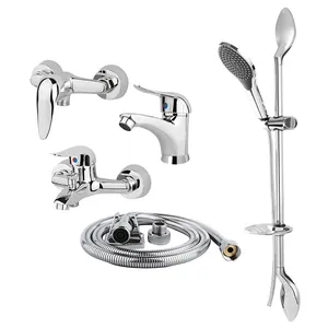 ست شیرآلات هیوا مدل طوفان کد gf1947 مجموعه 5 عددی