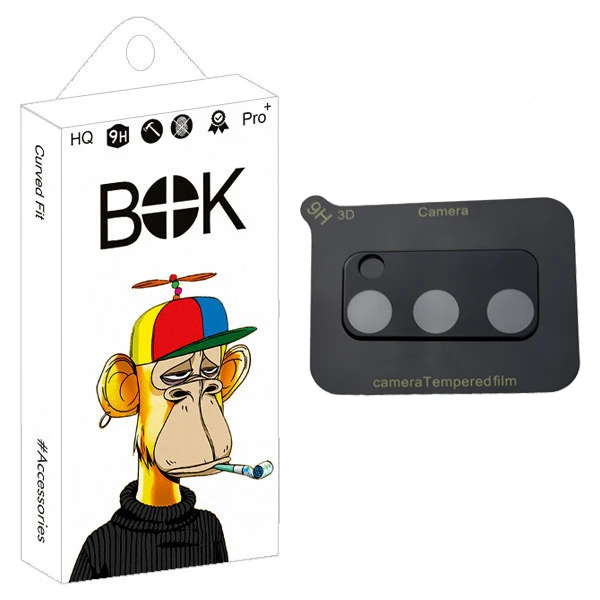 محافظ لنز دوربین بوک مدل 3D Tempered مناسب برای گوشی موبایل سامسونگ Galaxy A22 5G