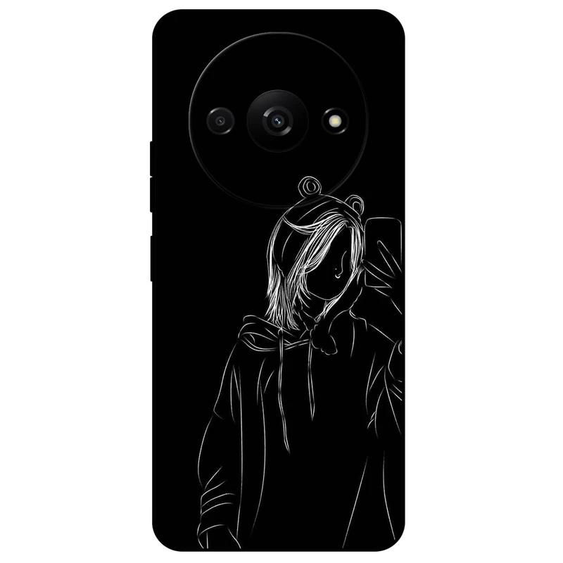 کاور مگافون طرح دخترانه مدل 1841 مناسب برای گوشی موبایل شیائومی Redmi A3 / A3x