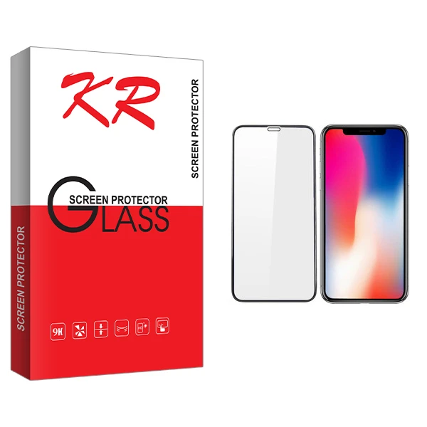محافظ صفحه نمایش کی آر مدل +HD مناسب برای گوشی موبایل اپل iPhone X/XS