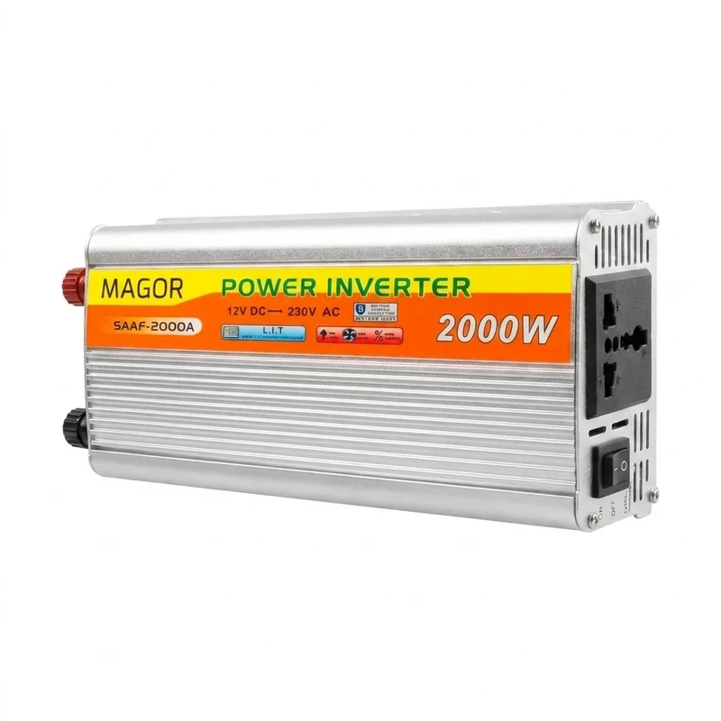 اینورتر تک فاز میگور مدل SAAF-2000A ظرفیت 1.2 کیلووات