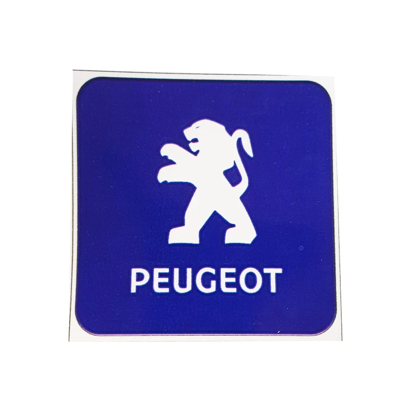 	 برچسب شیشه خودرو قطعه سازان کبیر مدل CHS-PUGBLU-576