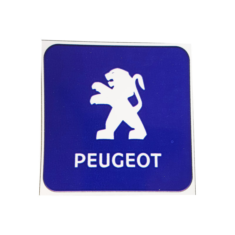 	 برچسب شیشه خودرو قطعه سازان کبیر مدل CHS-PUGBLU-576