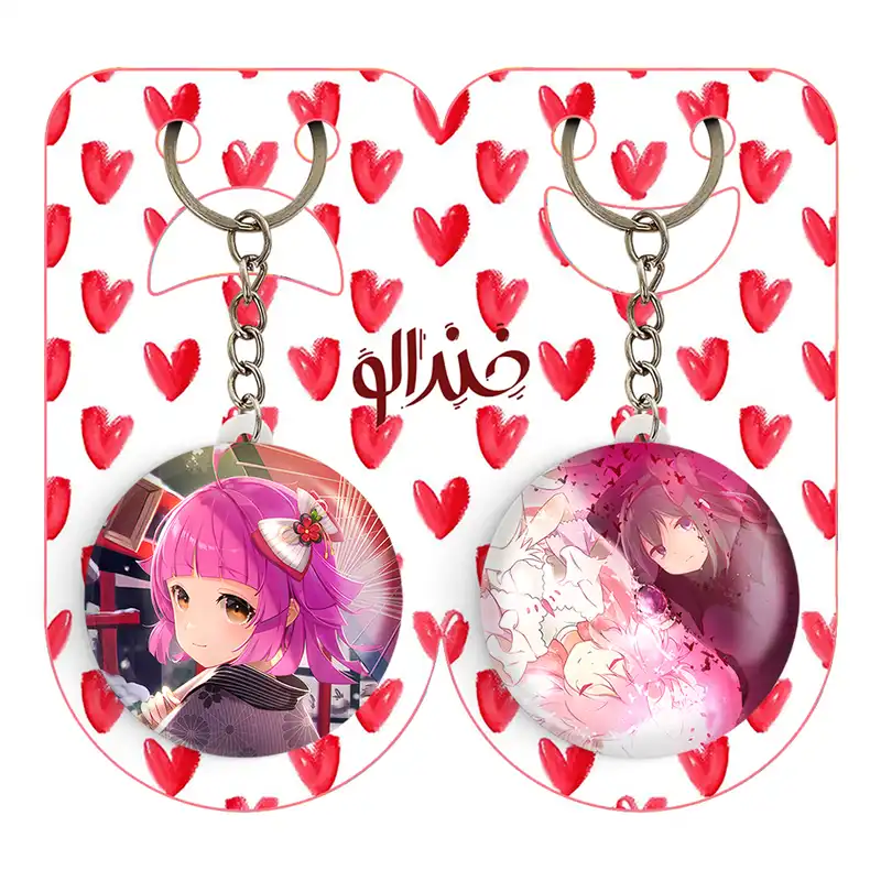 جاکلیدی خندالو مدل رینا انیمه مجیک مادوکا کد 1841318420 مجموعه 2 عددی