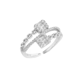 انگشتر نقره زنانه مدل RE E55