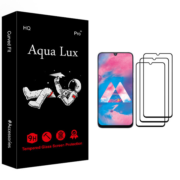 محافظ صفحه نمایش آکوا لاکس مدل +Pro مناسب برای گوشی موبایل سامسونگ Galaxy M30 بسته سه عددی