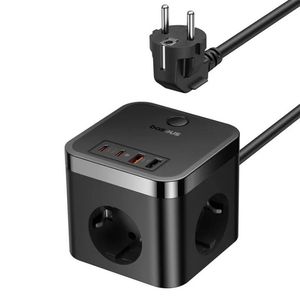 شارژر رومیزی 30 وات بیسوس مدل PowerCombo BPS30-3E