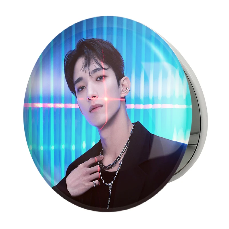 آینه جیبی خندالو طرح دی کی گروه سونتین Seventeen مدل تاشو کد 21533 