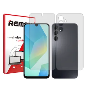 Remax Resistant model Transparent screen protector suitable for Samsung Galaxy A16 mobile phone Along with the phone back protector