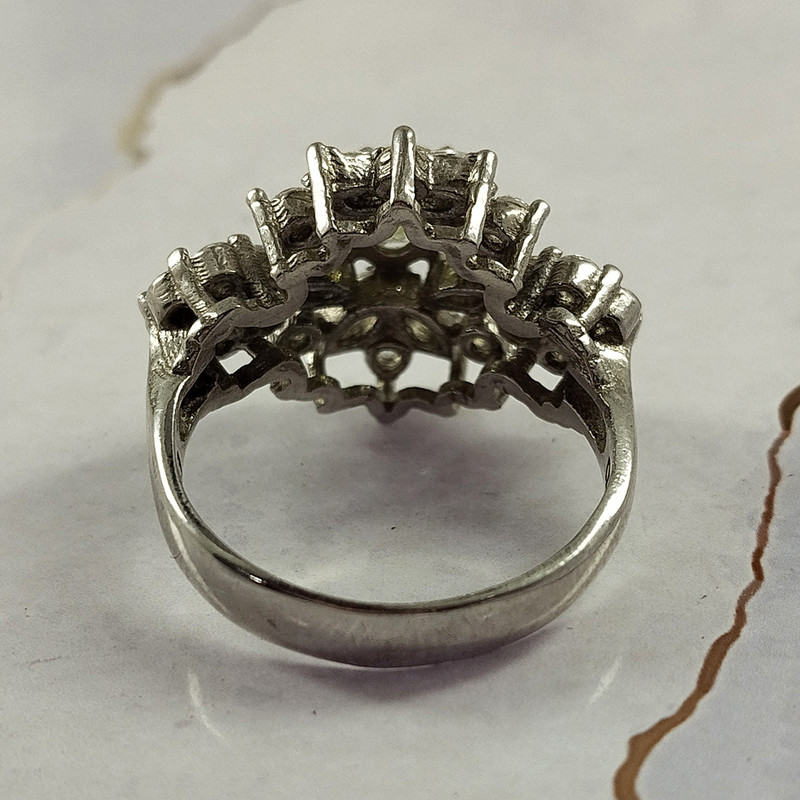 انگشتر نقره زنانه سلین کالا مدل زبرجد کد 21