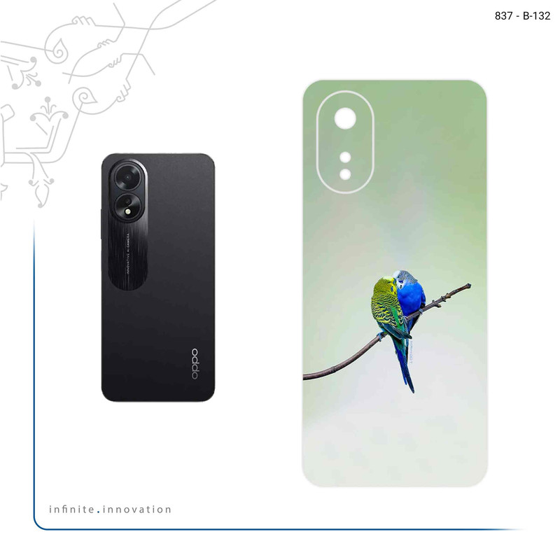برچسب پوششی ماهوت مدل Lovebird مناسب برای گوشی موبایل اپو A38