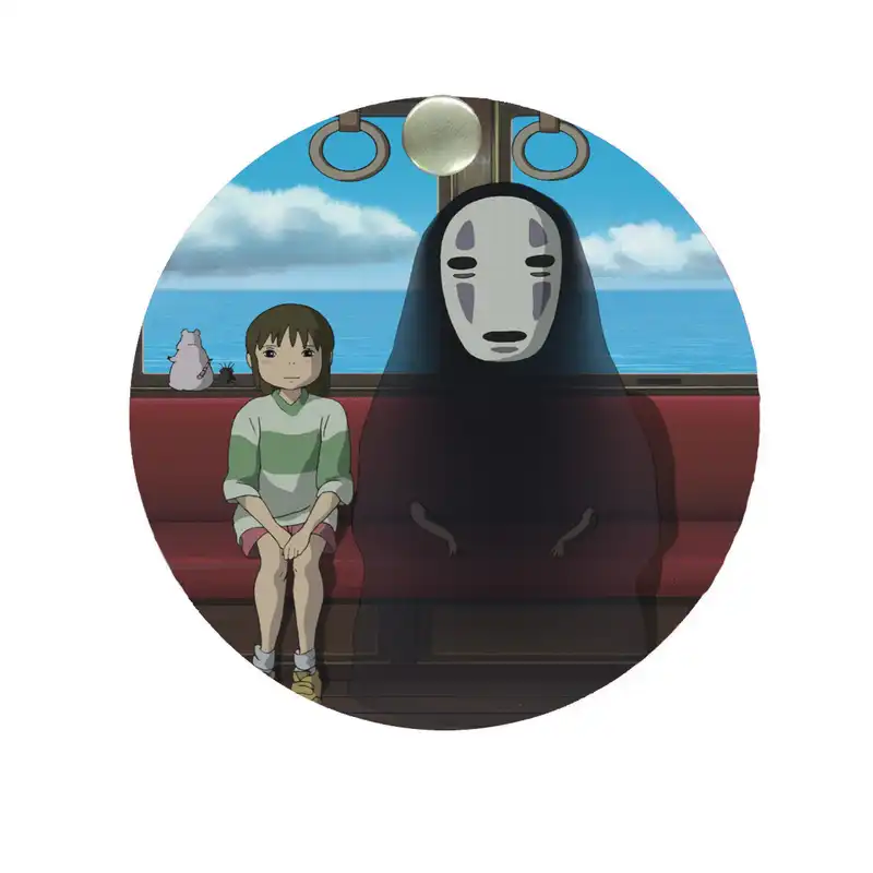 آینه جیبی طرح انیمه شهر اشباح مدل نو فیس