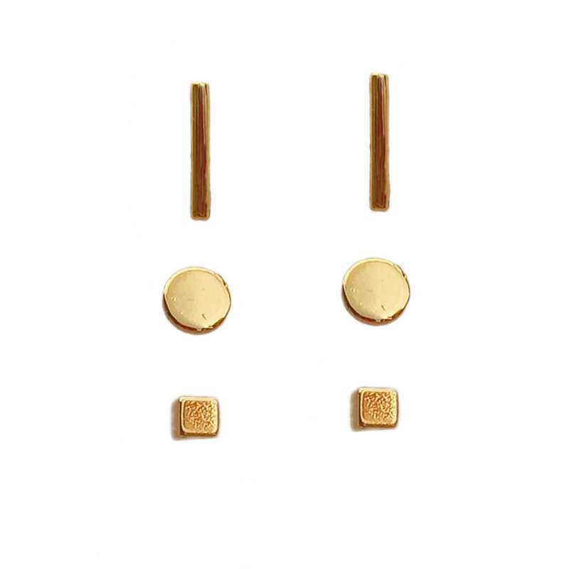 گوشواره زنانه مدل SMR 0250 مجموعه 3 عددی گوشواره زنانه مدل SMR 0250 مجموعه 3 عددی