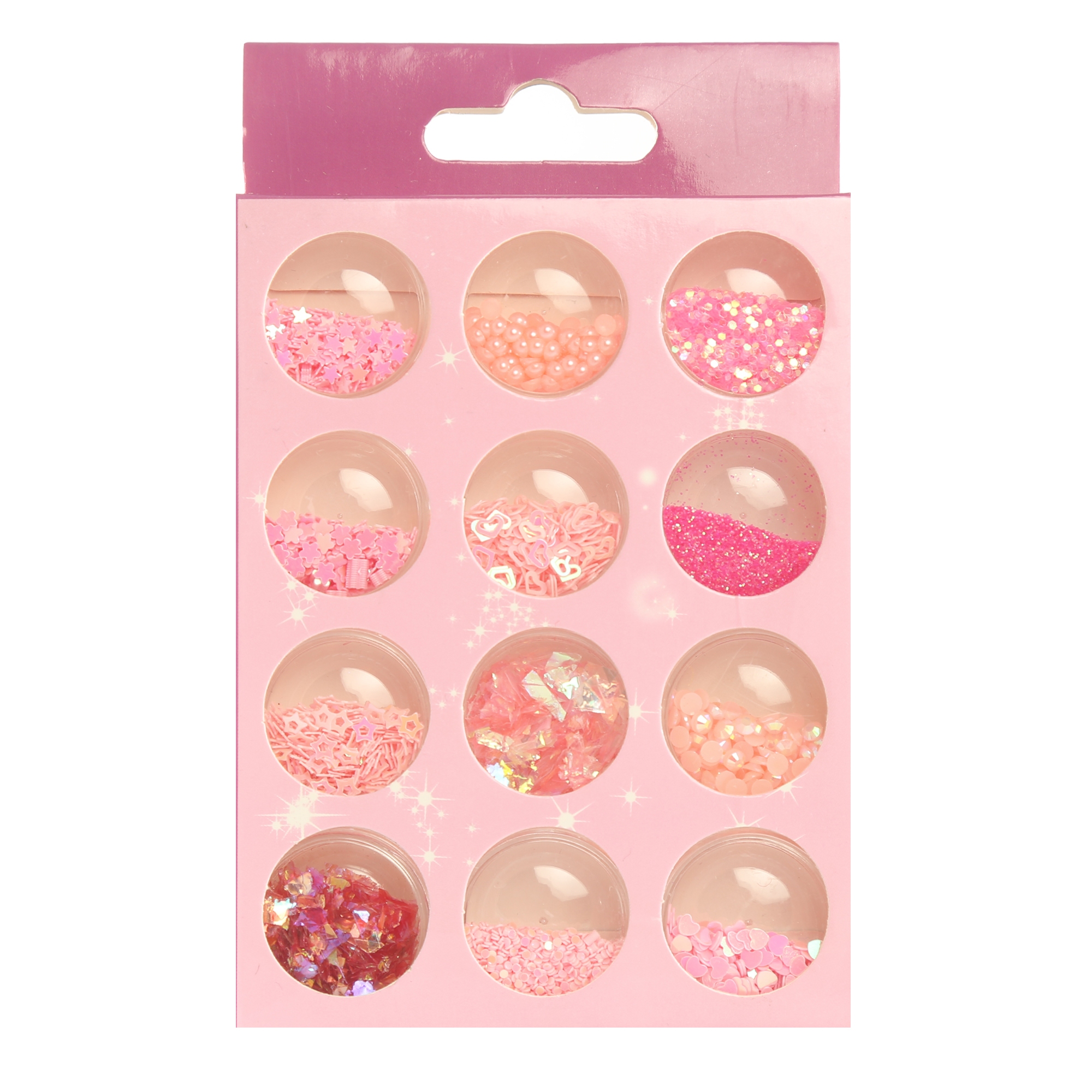 مجموعه تزیین ناخن مدل P002 بسته 12 عددی