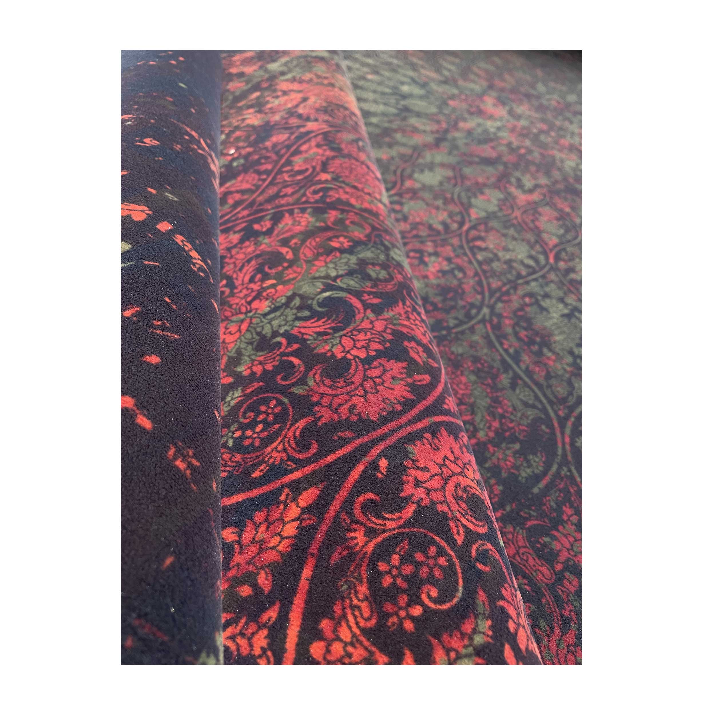 فرش ماشینی بهراد کد 201731 زمینه قرمز