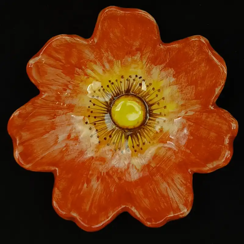 کاسه سرامیکی هیوا طرح شقایق کد 11097857