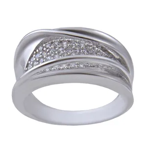   انگشتر نقره زنانه بازرگانی میلادی کد AWR-299