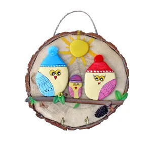 جاکلیدی مدل دیواری طرح کلاه مخملی