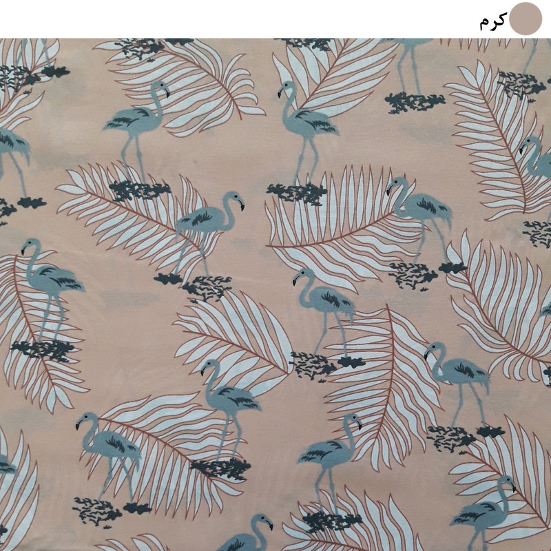 لحاف کرسی مدل فلامینگو کد F781 سایز 300x300 سانتی متر