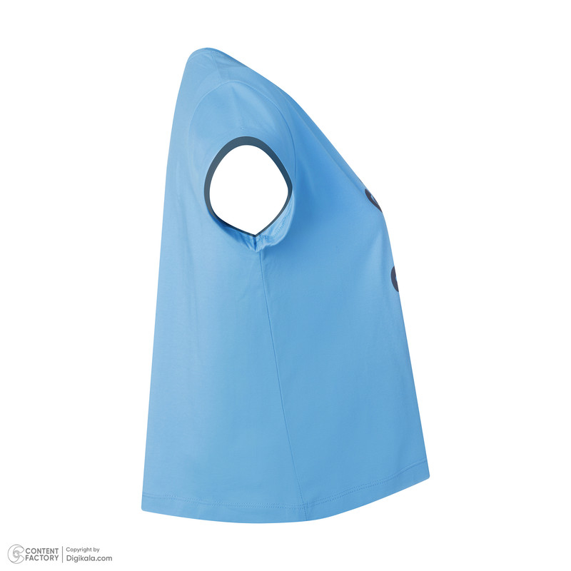 ست تی شرت و شلوارک زنانه لوینت  مدل استرایپ