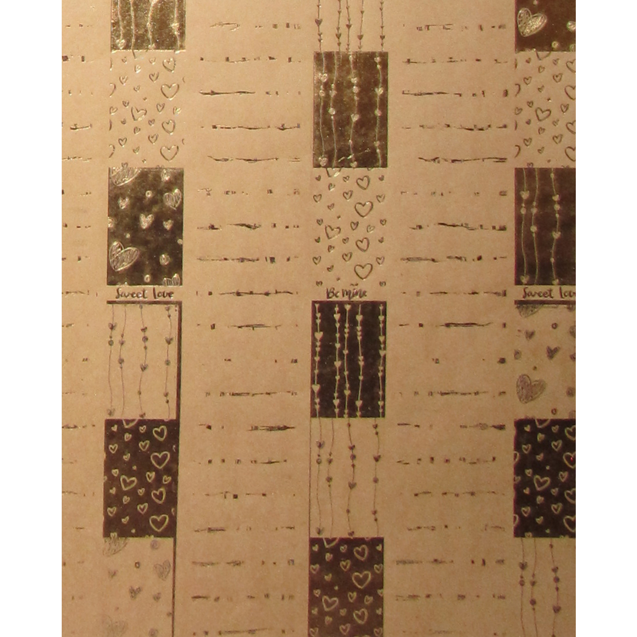 کاغذ کادو طرح قلب کد KH618 بسته 3 عددی