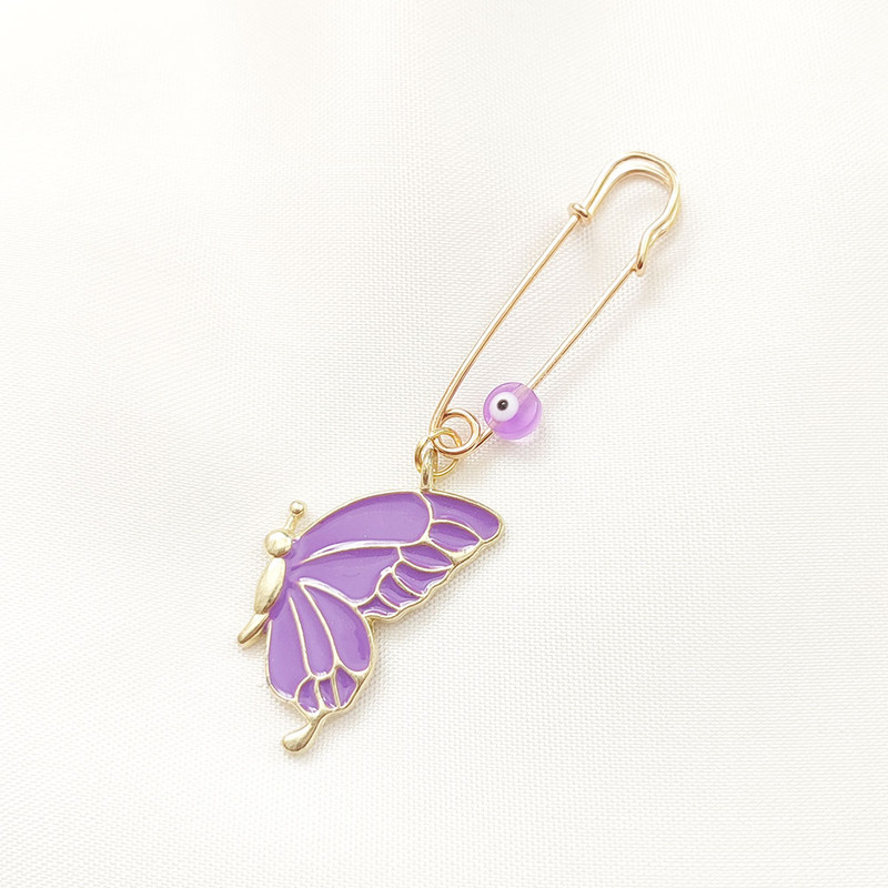 سنجاق سینه زنانه لیمونار گالری مدل پروانه prp