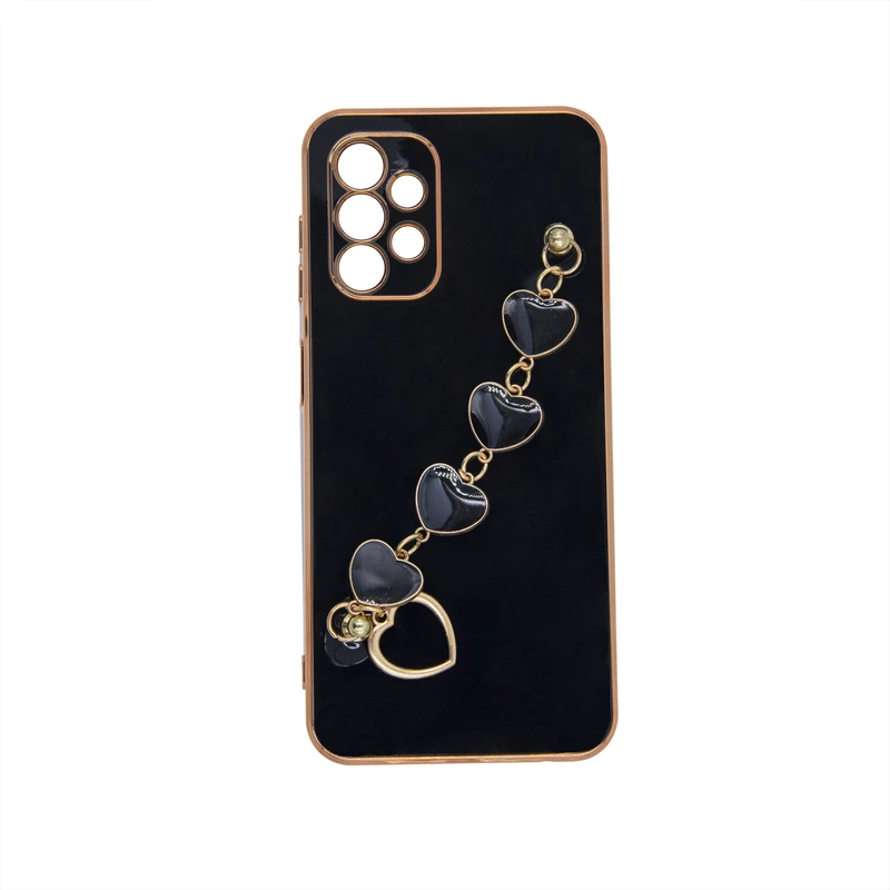 کاور مدل زنجیری طرح قلب مناسب برای گوشی موبایل سامسونگ GALAXY A73