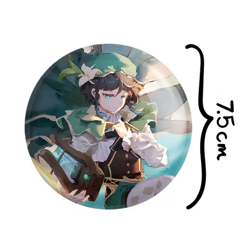 آینه جیبی خندالو مدل بازی گنشین ایمپکت Genshin Impact کد 25689