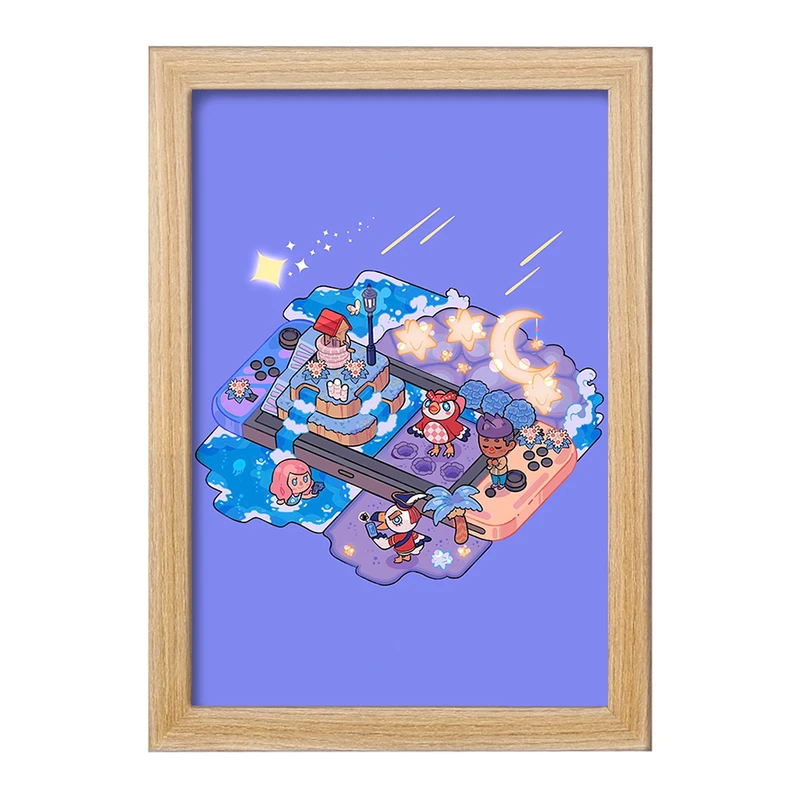 تابلو خندالو مدل بازی انیمال کراسینگ (Animal Crossing) کد 32675