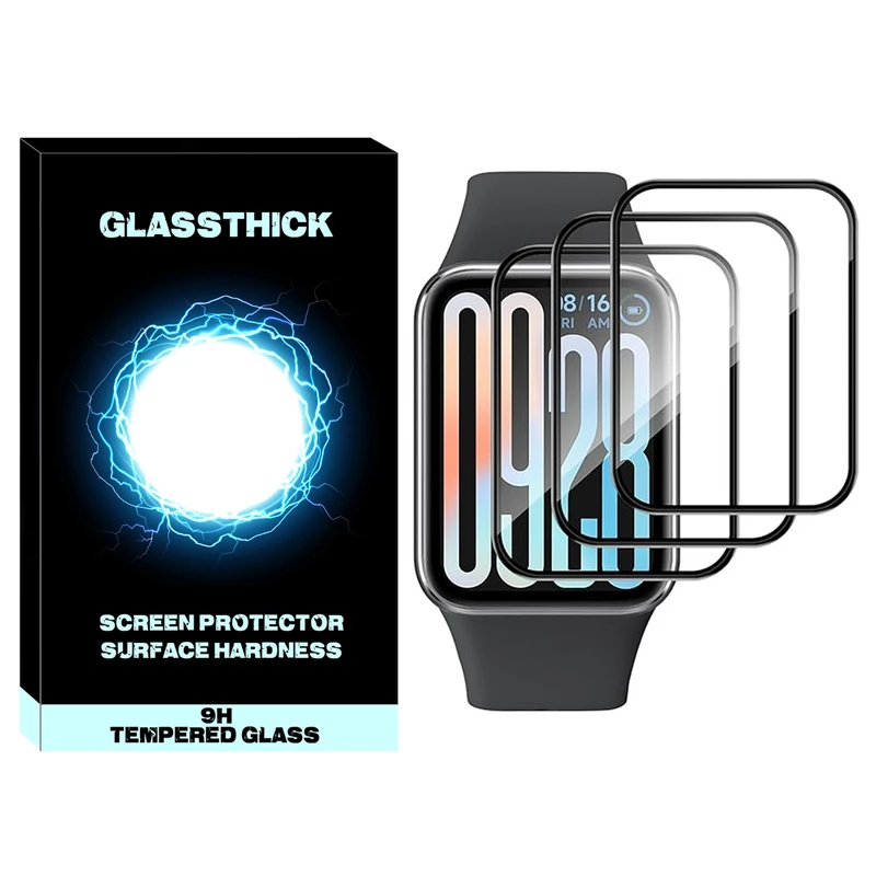 محافظ صفحه نمایش گلستیک مدل Nano Pmma GL مناسب برای ساعت هوشمند شیائومی Smart Band 9 Pro بسته سه عددی