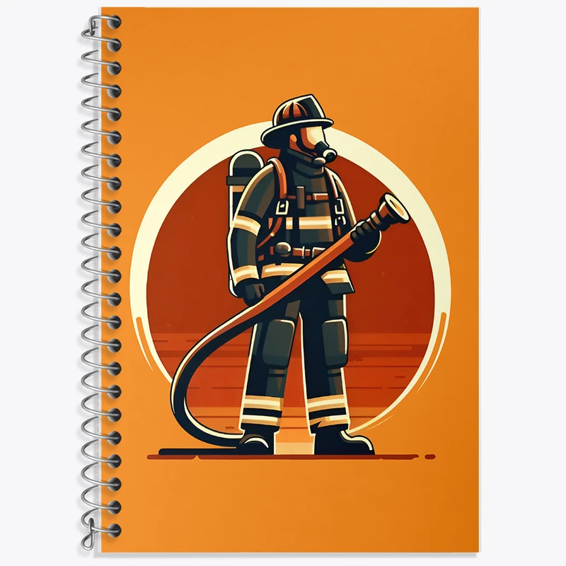 دفتر نت موسیقی 50 برگ خندالو طرح آتش نشان کد F8004