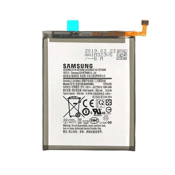 باتری موبایل مدل EB-BA505ABU ظرفیت3900 میلی آمپر ساعت مناسب برای گوشی موبایل سامسونگ GAlaxy A20