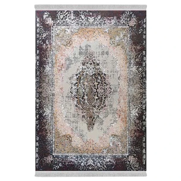 فرش پارچه‌ای دفه مدل فرشینه طرح مدرن کد 69