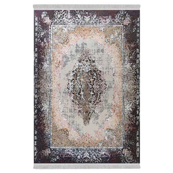 فرش پارچه‌ای دفه مدل فرشینه طرح مدرن کد 69