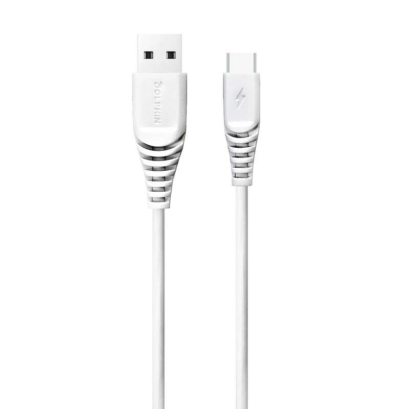 کابل تبدیل USB به USB-C دلفین مدل T-01 طول 1 متر