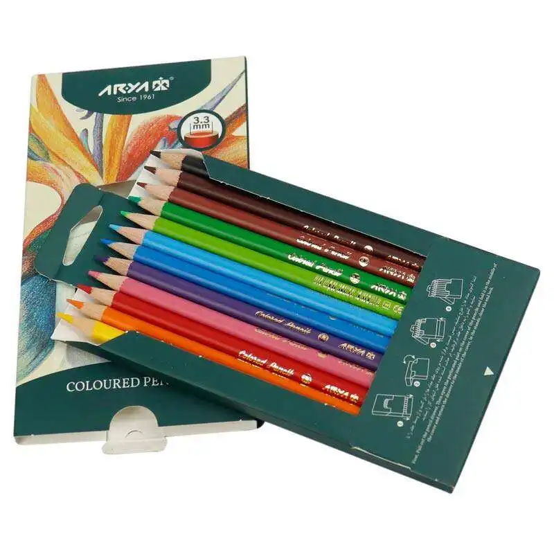 مداد رنگی 12 رنگ آریا مدل Artist