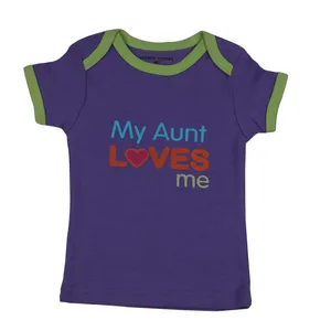 تی شرت آستین کوتاه نوزادی مدل My aunt Loves me