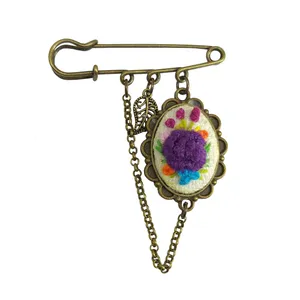 گل سینه زنانه کد TL-3355