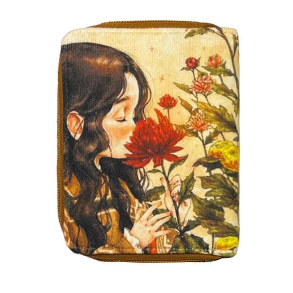 کیف پول دخترانه مدل دخترک کد kk-kpkz-013