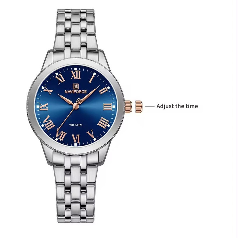 ساعت مچی عقربه ای زنانه نیوی فورس مدل NF5032SDBES