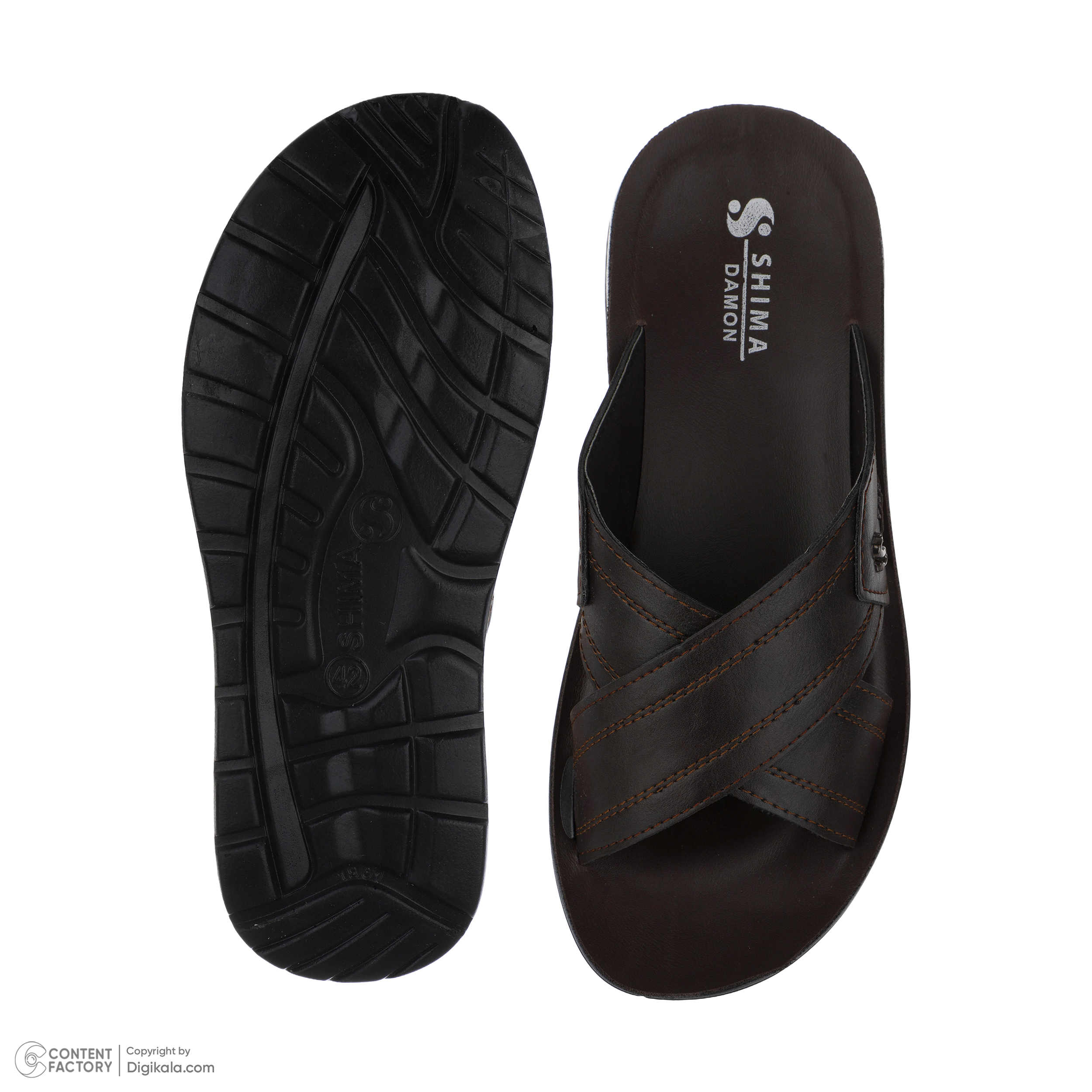 دمپایی مردانه کفش شیما مدل 1714240542 -  - 5