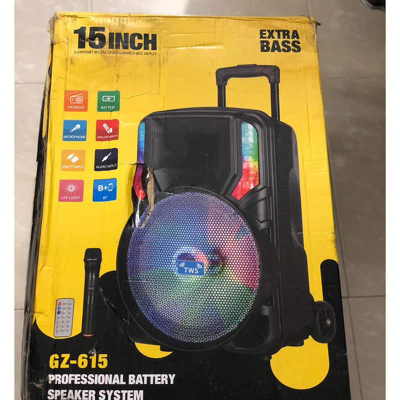 اسپیکر بلوتوثی قابل حمل مدل GZ-615 1
