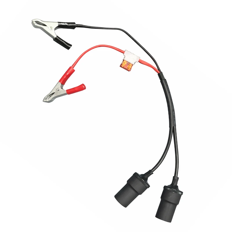 رابط سرباطری به دو سوکت مادگی فندکی خودرو مدل UO-1